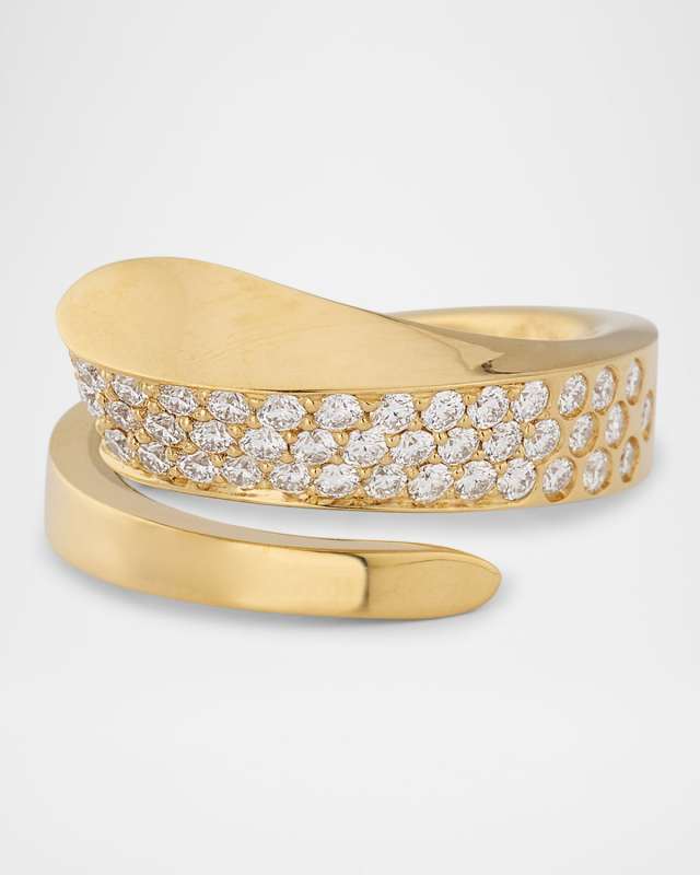 18K Yellow Gold Crivelli Diamond Ring